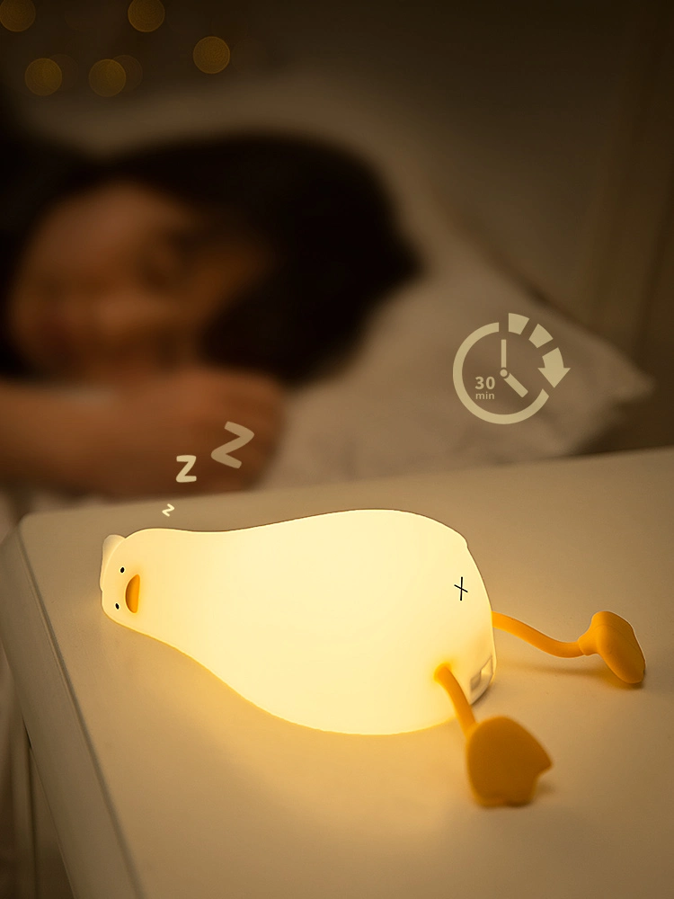 Duck Nursery Night Light Table Lamp with Touch Sensor