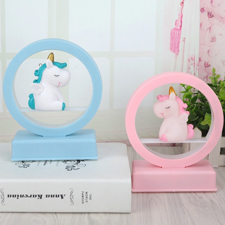 Unicorn Pink Creative Dreamy Kids Cute Birthday Decor Battery LED Night Lights