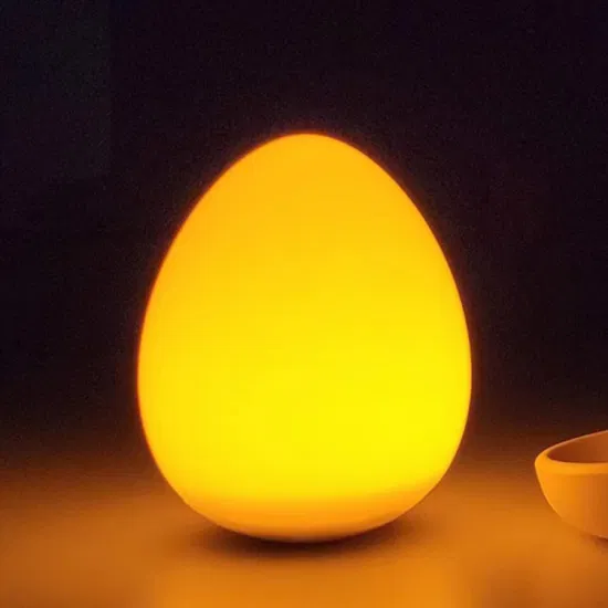 Luce notturna con sensore tattile, gallina, guscio d'uovo, per bambini, uova che dormono, amicizia carina, lampada a LED adorabile per bambini